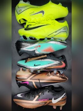 Nike Mercurial Elite & Phantom Elite Bundle Lot Of 3 Soccer Cleats Sz 6.5 Men